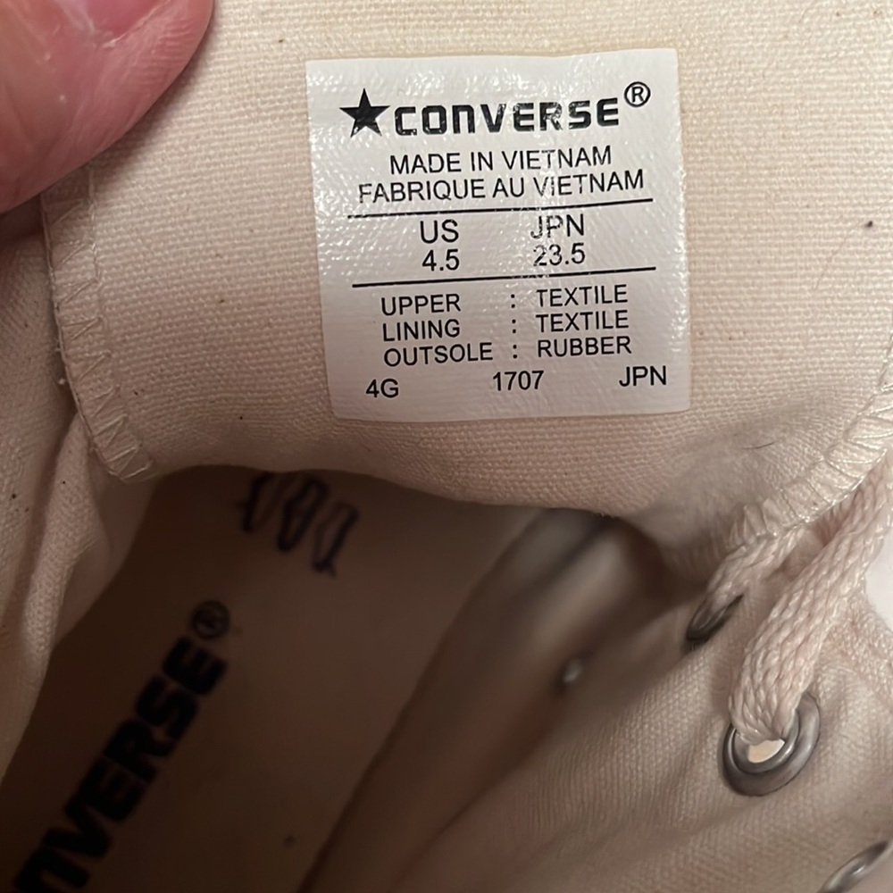 Men’s converse All Star high top sneakers - Picture 7 of 7